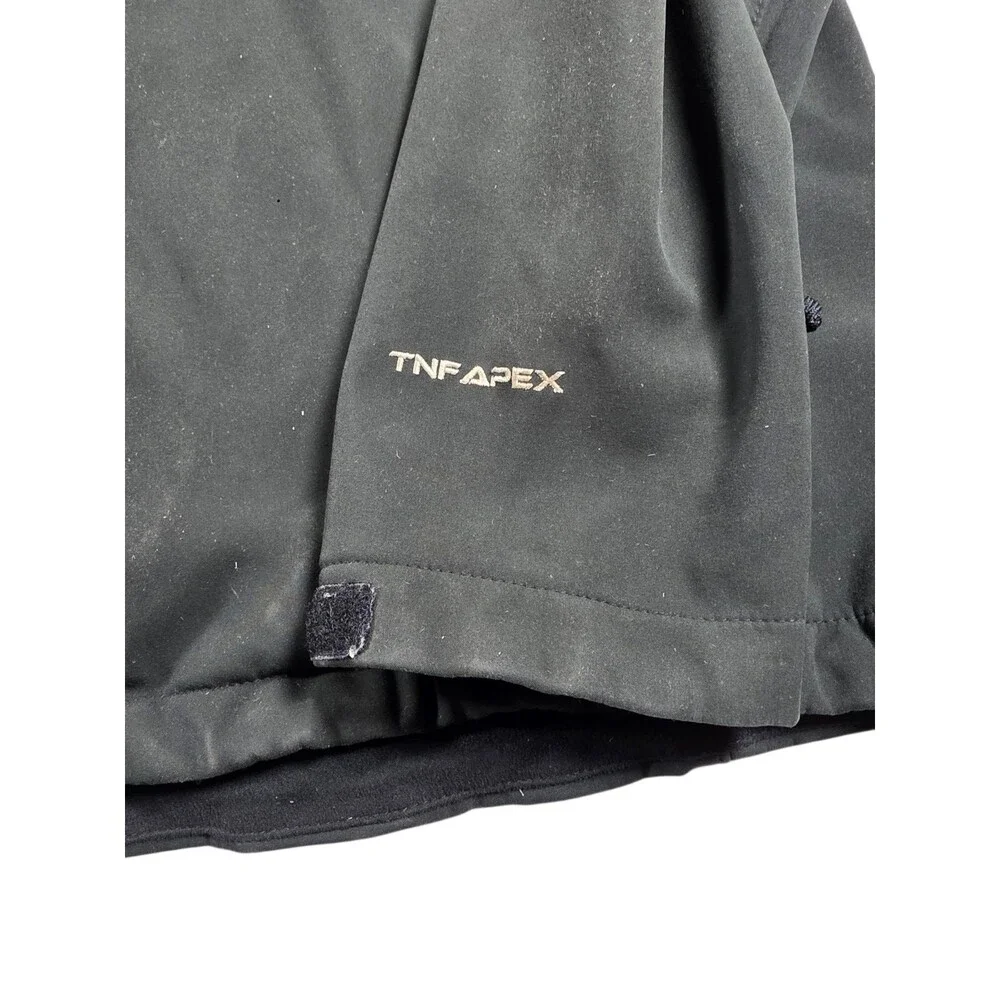 The‎ North Face Men's XXL TNF Apex Softshell Full Zip Jacket Black